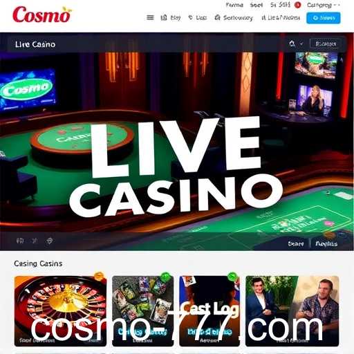 Exploring the Allure of Live Casino at Cosmo Casino
